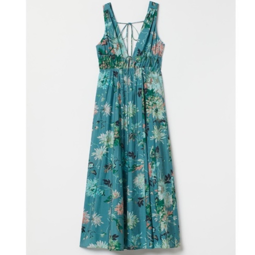 H&M Floral Deep V Maxi Dress - Picture 4 of 14
